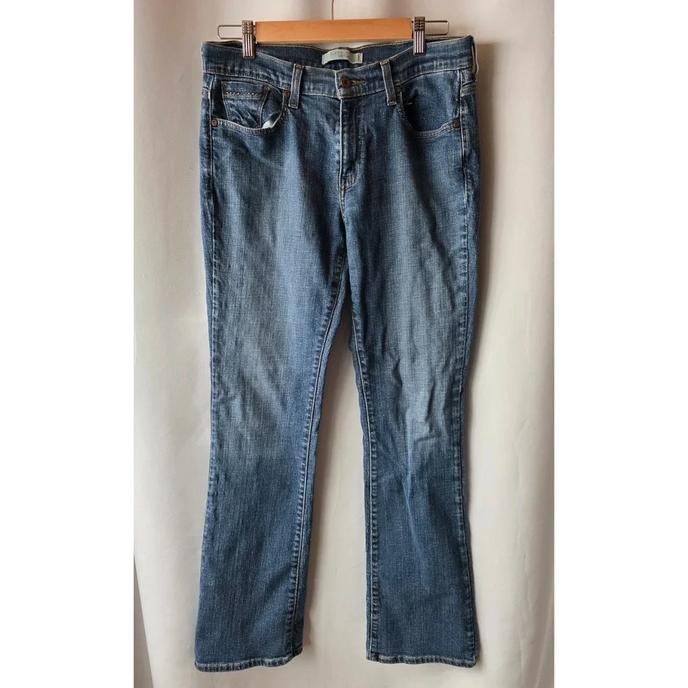 Levi's 515 Medium Wash Women's Stretch Denim Bootcut Jeans Western 32